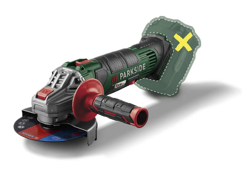 PARKSIDE Meuleuse d'angle sans fil PWSA 20-Li F4. 20 V