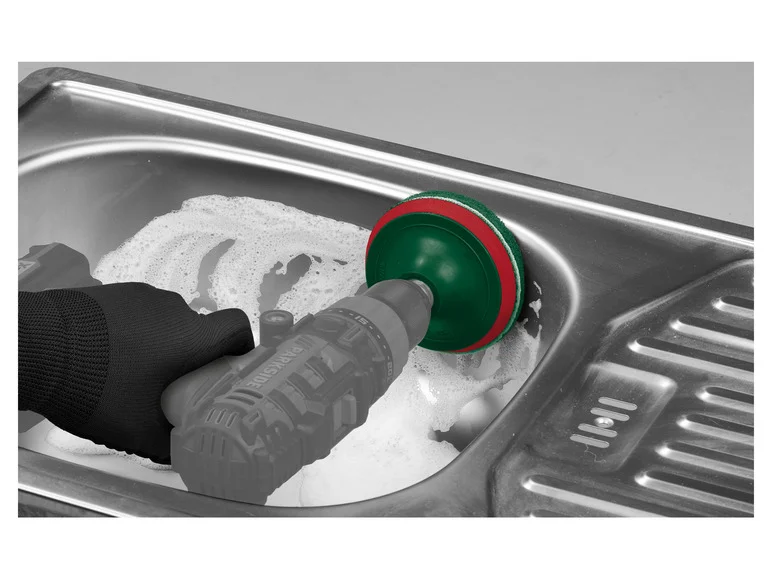 PARKSIDE® Set d'embouts à brosse et de tampons abrasifs. 14 pièces