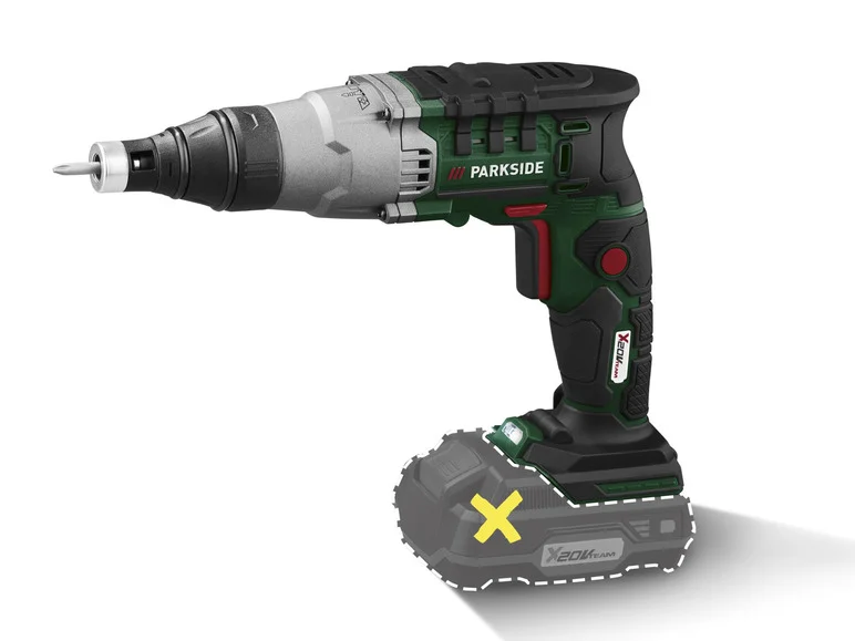 PARKSIDE® Visseuse à plaque de plâtre sans fil PTBSA 20-Li A1. 20 V