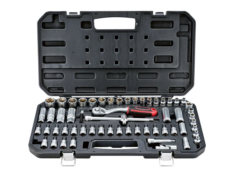 PARKSIDE® Set de douilles et d'embouts PSSS 65 A1. 65 pièces