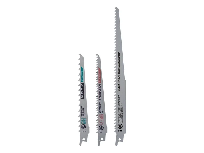 PARKSIDE® Set de 3 lames de scie sabre