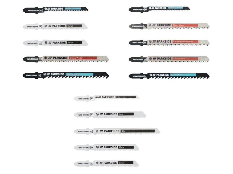 PARKSIDE® Set de lames de scie sauteuse PSTZ 3 A1