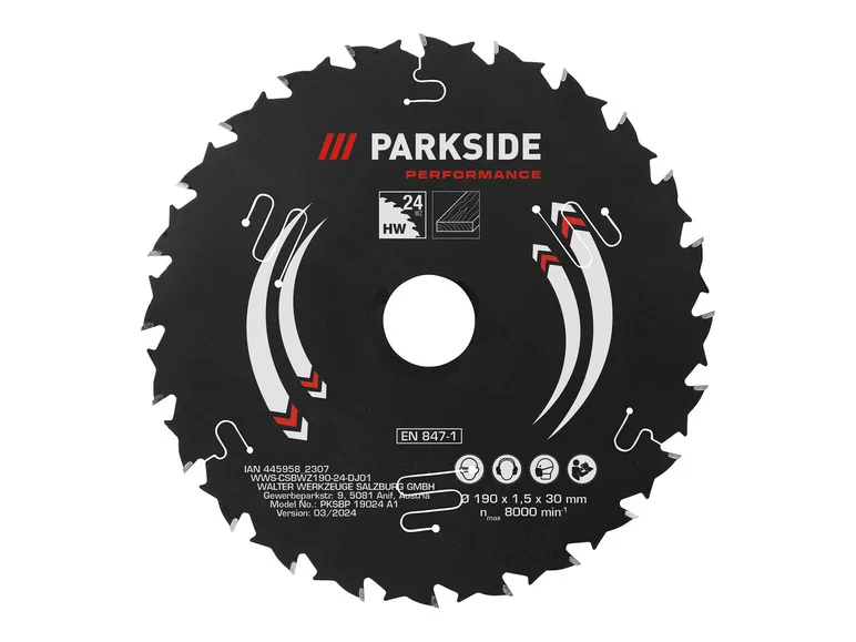 PARKSIDE PERFORMANCE® Lame de scie circulaire. 190 mm