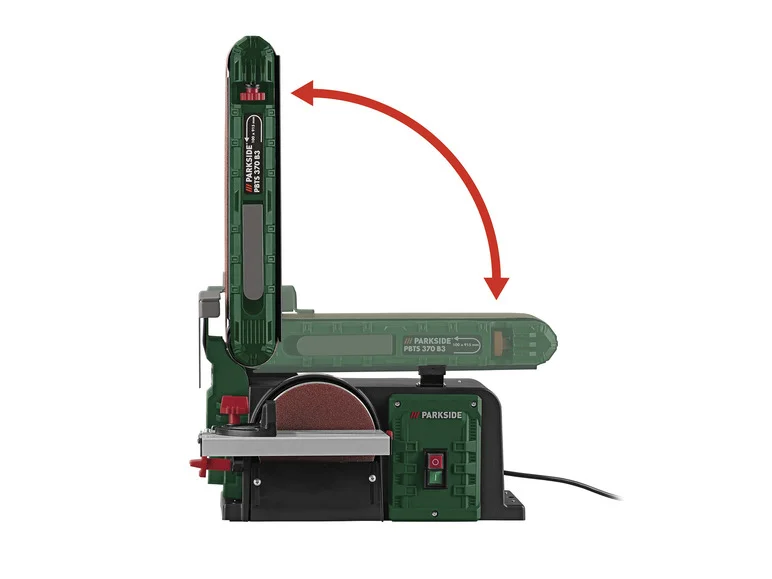 PARKSIDE® Ponceuse à bande et à disque PBTS 370 B3. 370 W