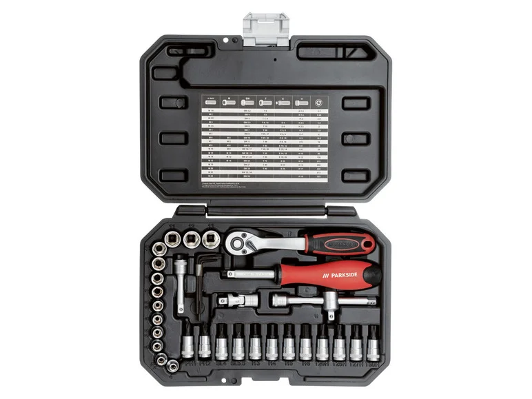 PARKSIDE® Set de douilles et d'embouts. 36 pièces