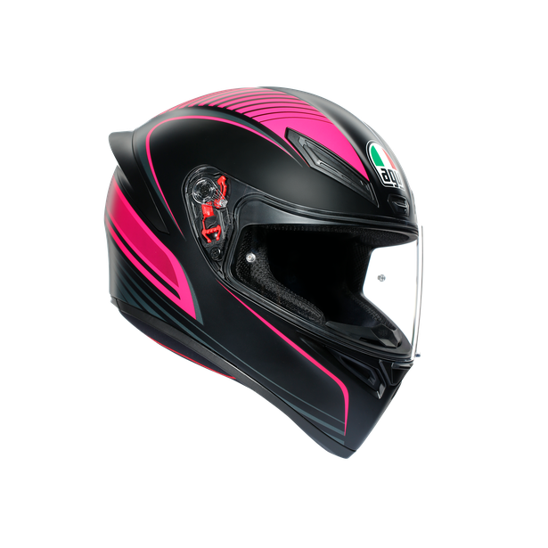 K1 MULTI ECE DOT - WARMUP BLACK/PINK