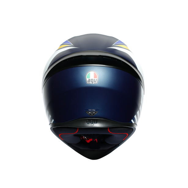 K1 MULTI ECE DOT - POWER MATT DARK BLUE/ORANGE/WHITE