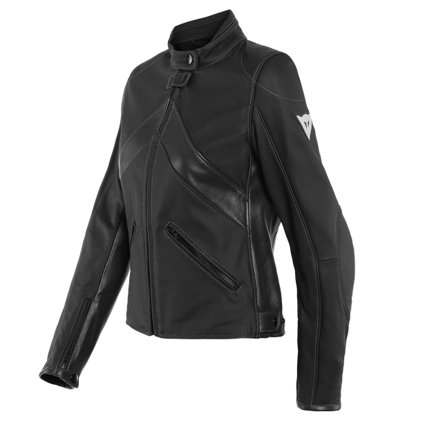 SANTA MONICA LADY LEATHER JACKET PERF.