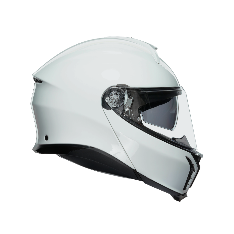 TOURMODULAR STELVIO WHITE - MOTORBIKE FLIP UP HELMET E2206