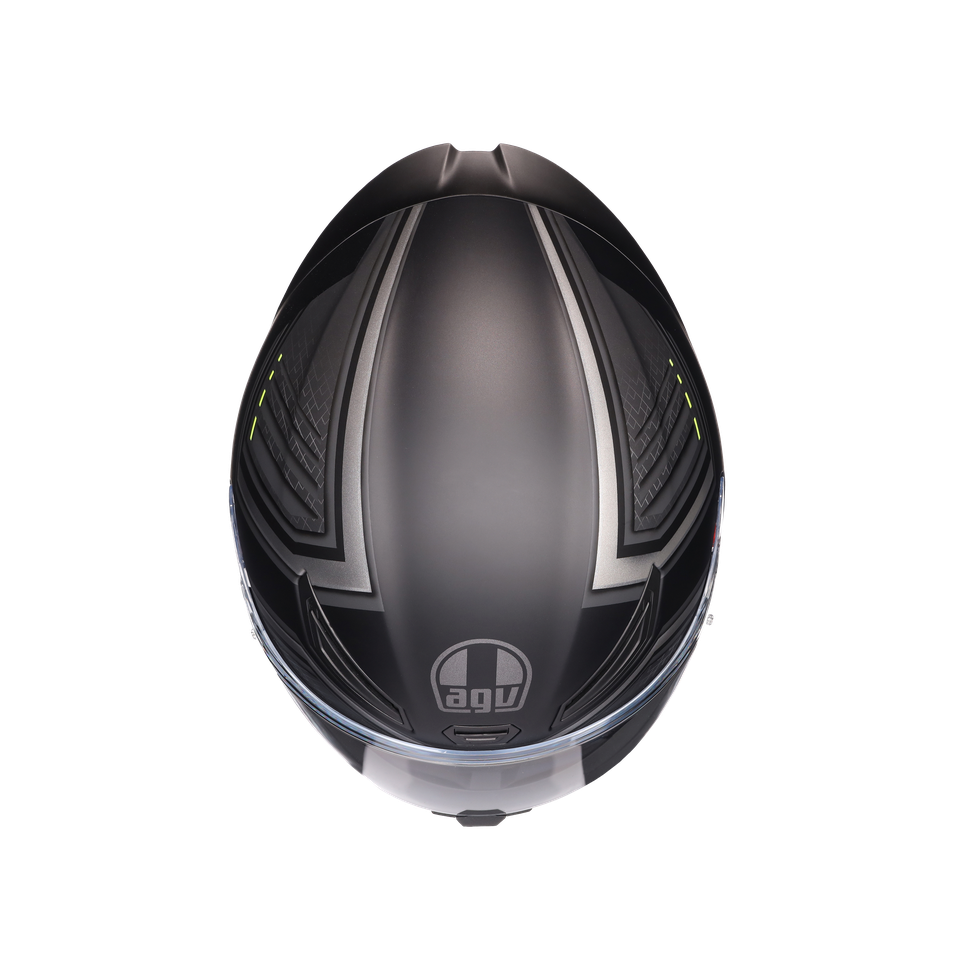 K1 S SLING MATT BLACK/GREY - MOTORBIKE FULL FACE HELMET E2206