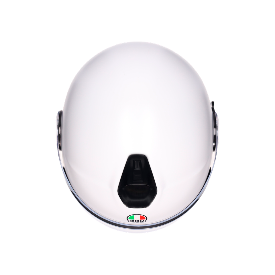 ETERES CAPOLIVERI MATT WHITE/ITALY - MOTORBIKE OPEN FACE HELMET E2206