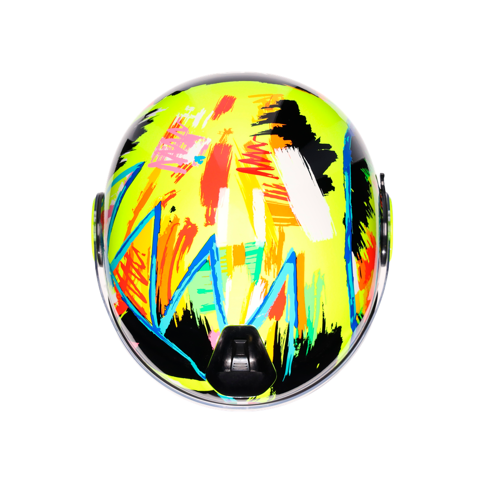 ETERES ROSSI WINTER TEST 2019 - MOTORBIKE OPEN FACE HELMET E2206