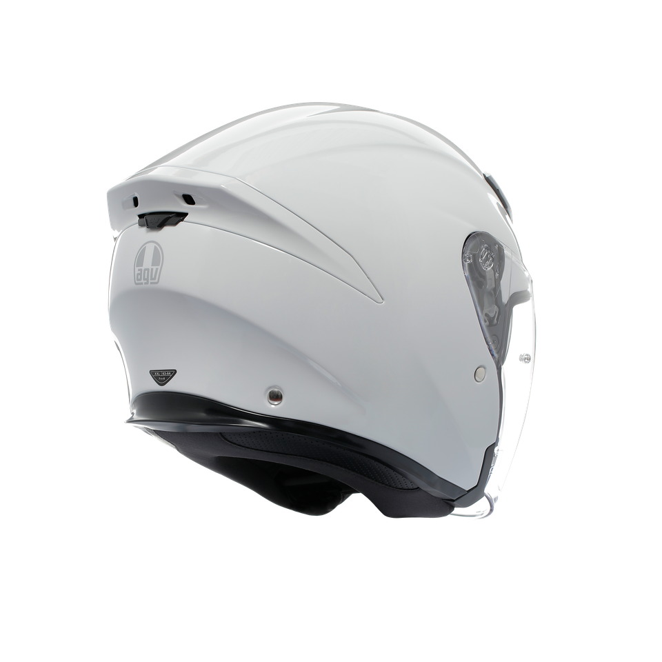 K5 JET EVO MONO STELVIO WHITE - MOTORBIKE OPEN FACE HELMET E2206