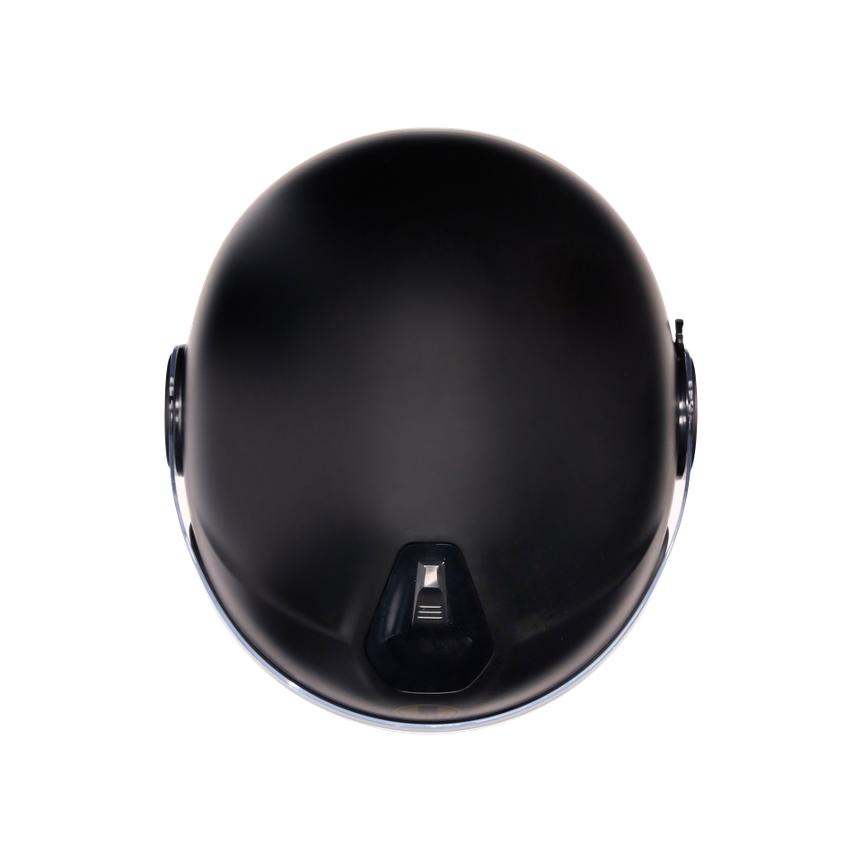 ETERES PONZA MATT BLACK/GOLD - MOTORBIKE OPEN FACE HELMET E2206