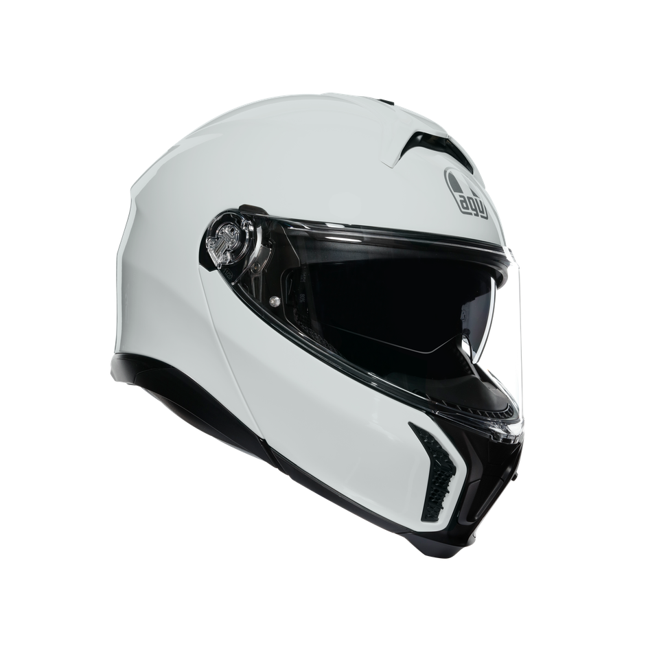 TOURMODULAR STELVIO WHITE - MOTORBIKE FLIP UP HELMET E2206