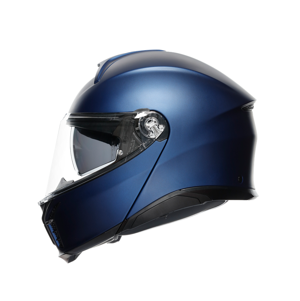 TOURMODULAR GALASSIA BLUE MATT - MOTORBIKE FLIP UP HELMET E2206