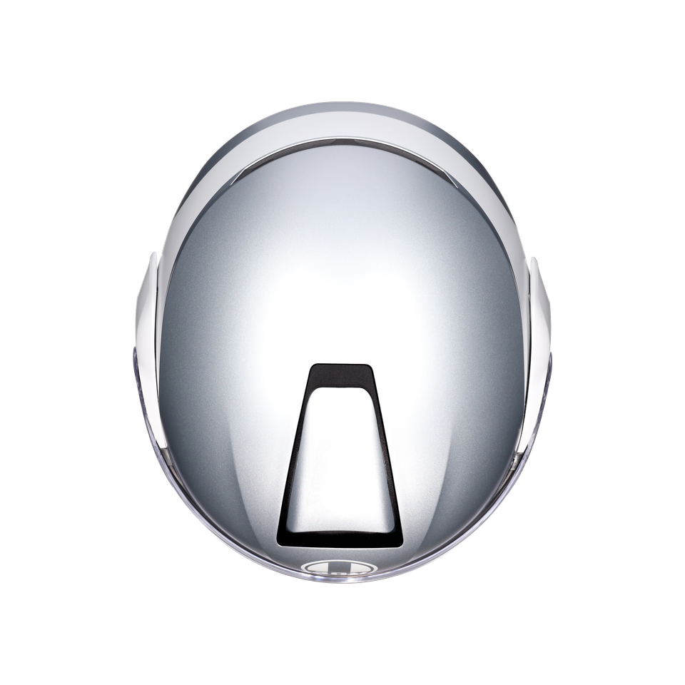 STREETMODULAR LEVICO MATT DOUBLE LIGHT GREY - MOTORBIKE FLIP UP HELMET E2206