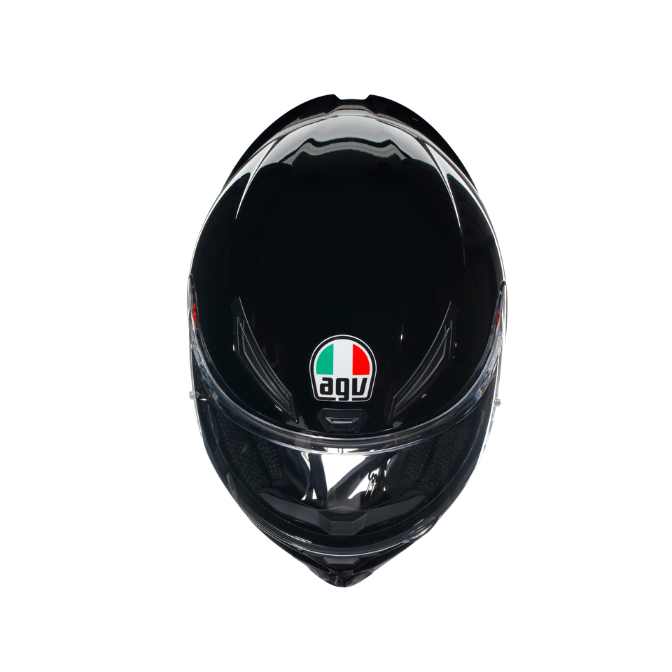 K1 S BLACK - MOTORBIKE FULL FACE HELMET E2206