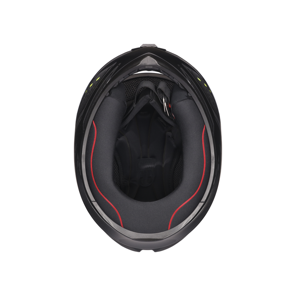 K1 S SLING MATT BLACK/GREY - MOTORBIKE FULL FACE HELMET E2206