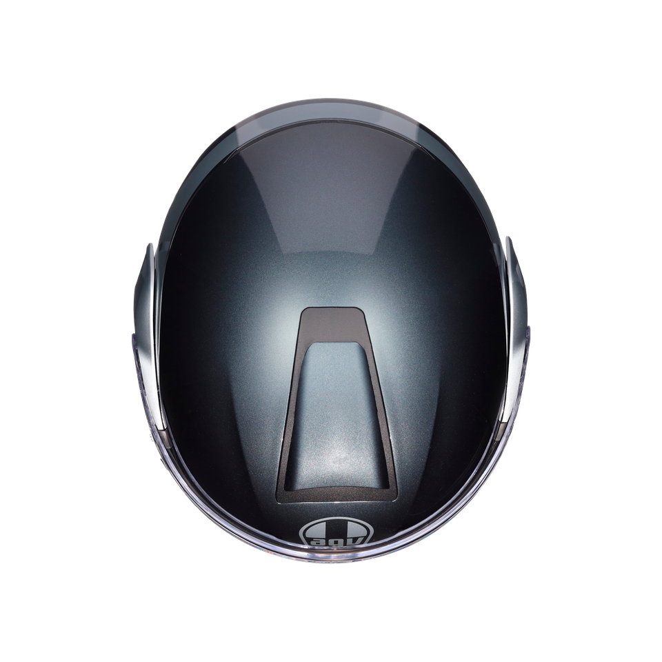 STREETMODULAR LEVICO GREY/SILVER - MOTORBIKE FLIP UP HELMET E2206