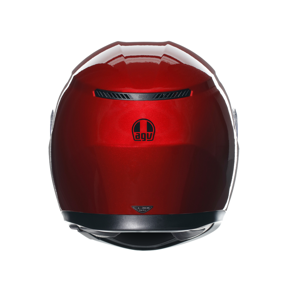 K3 MONO COMPETIZIONE RED - MOTORBIKE FULL FACE HELMET E2206