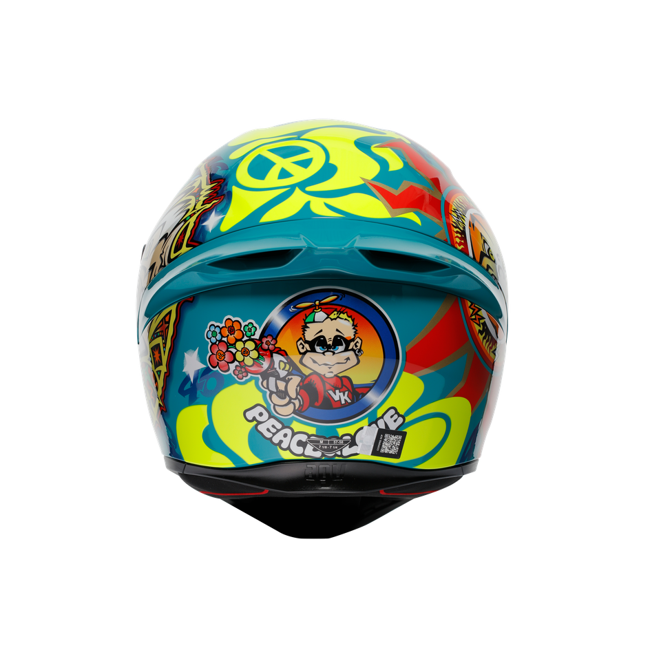 K1 S ROSSI MUGELLO 1999 - MOTORBIKE FULL FACE HELMET E2206
