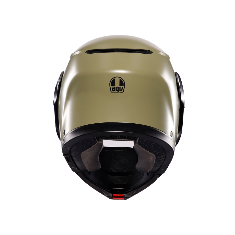 STREETMODULAR MONO MATT PASTELLO GREEN/BLACK - MOTORBIKE FLIP UP HELMET E2206