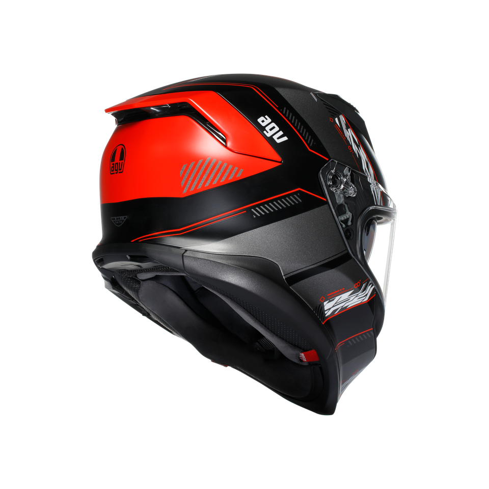 K7 AGV E2206 MPLK - KYBER MATT BLACK/RED