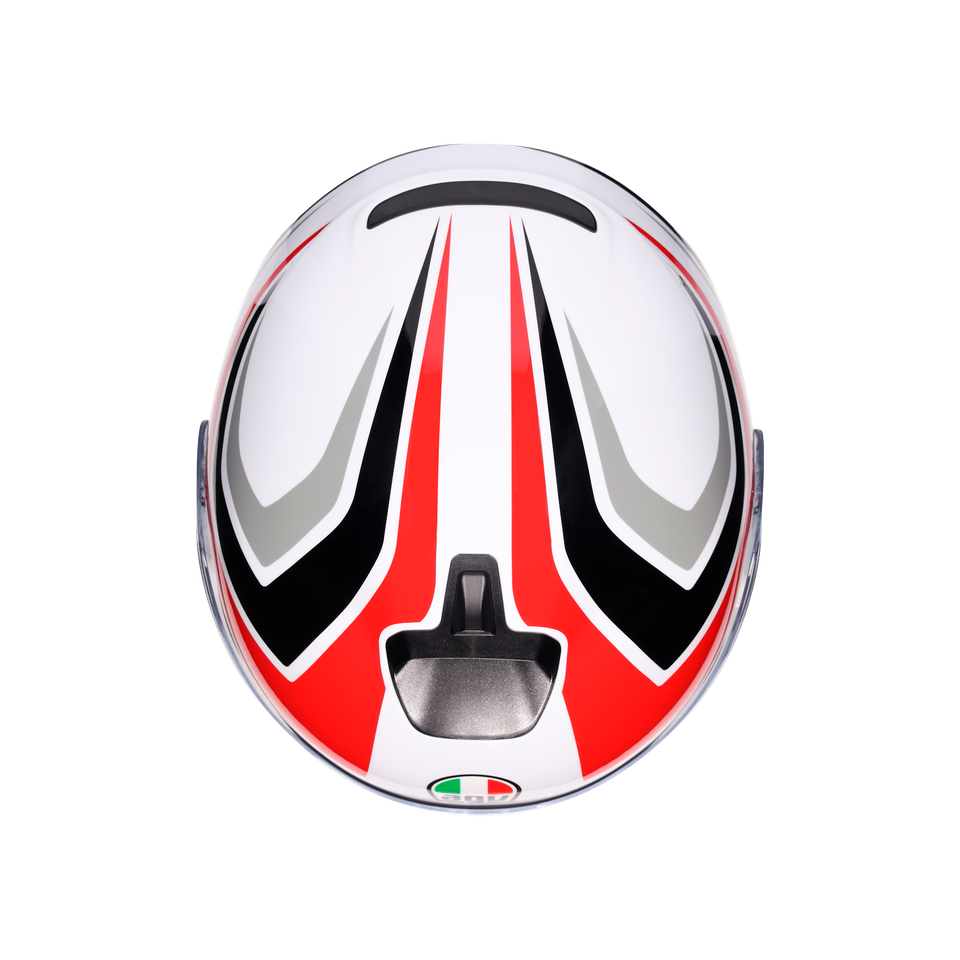 IRIDES TOLOSA BLACK/GREY/RED - MOTORBIKE OPEN FACE HELMET E2206