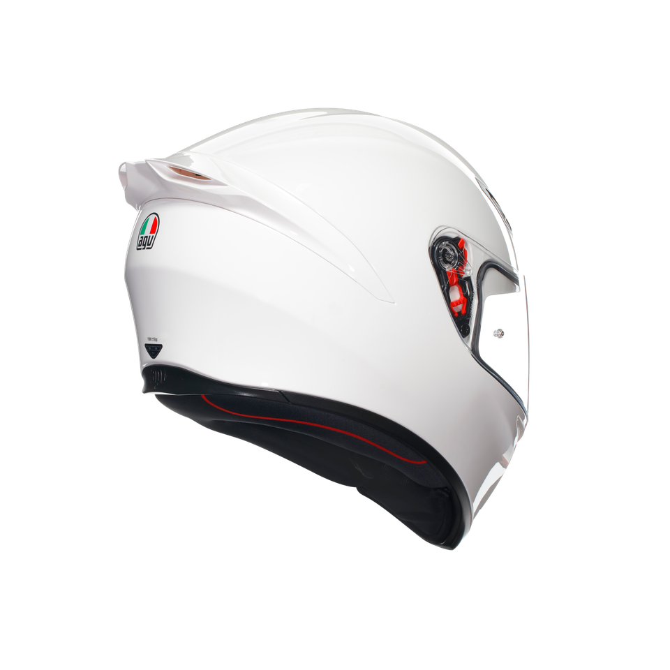 K1 S WHITE - MOTORBIKE FULL FACE HELMET E2206