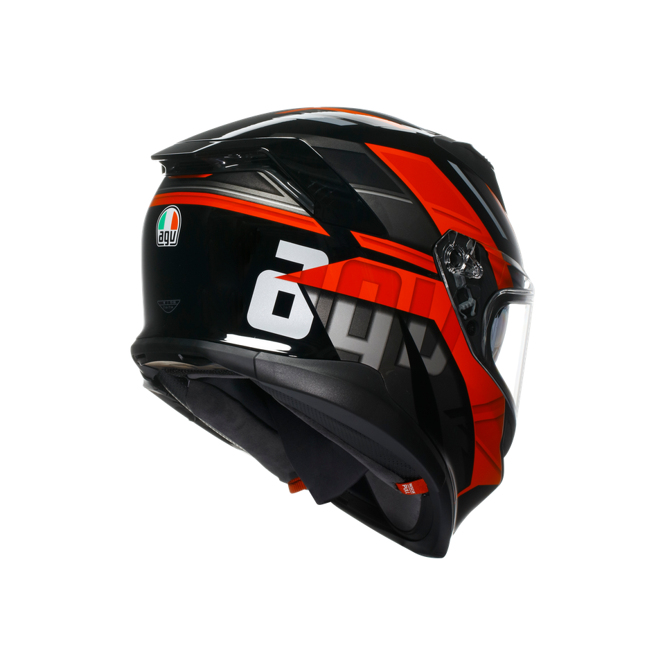 K7 AGV E2206 MPLK - TAURAX BLACK/RED