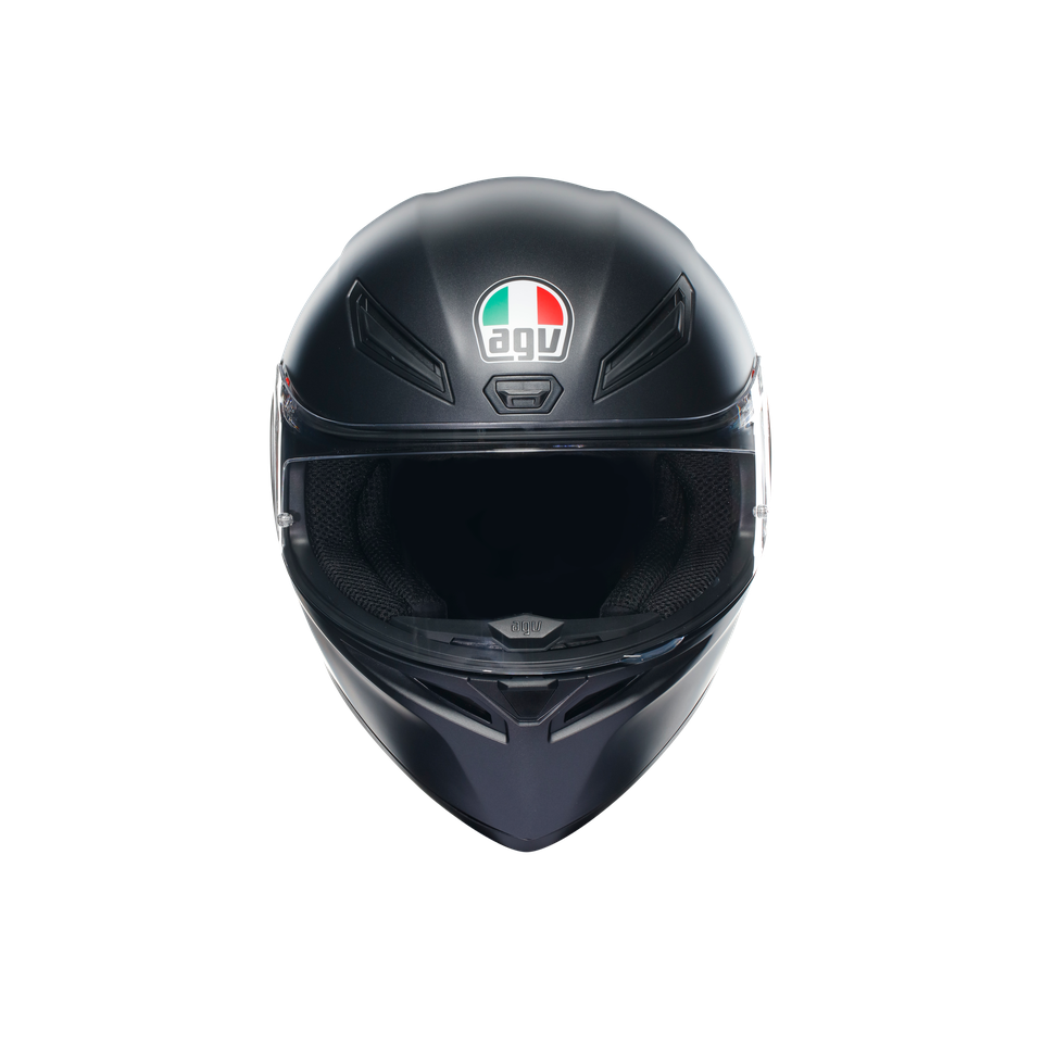 K1 S MATT BLACK - MOTORBIKE FULL FACE HELMET E2206
