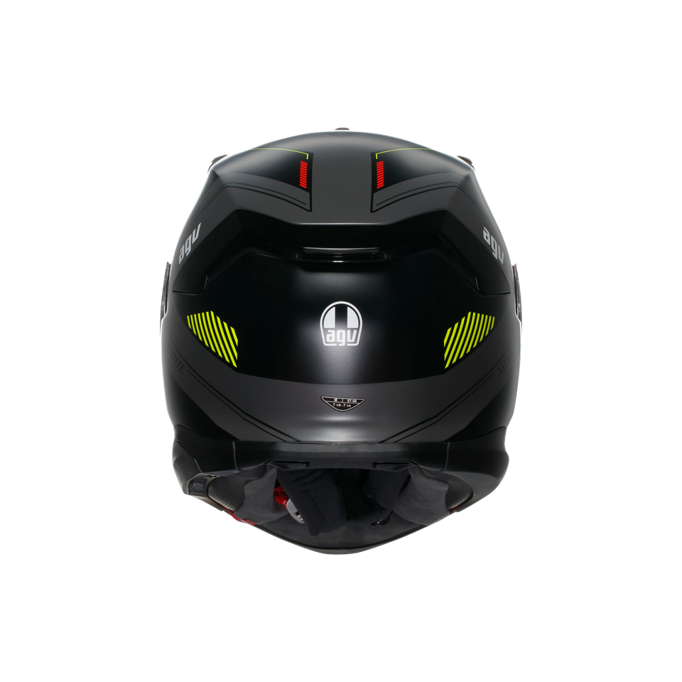 K7 AGV E2206 MPLK - KYBER MATT GREY/YELLOW FLUO