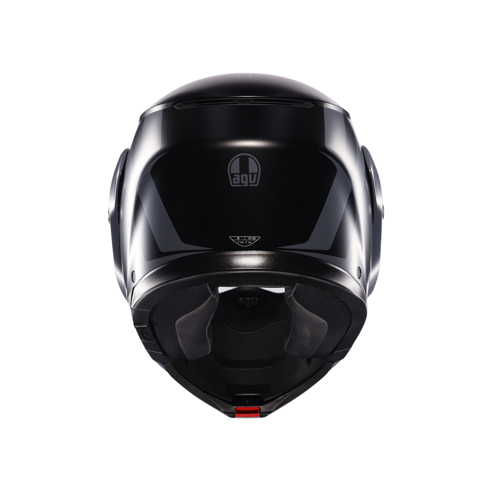 STREETMODULAR RESIA MATT BLACK/GREY - MOTORBIKE FLIP UP HELMET E2206
