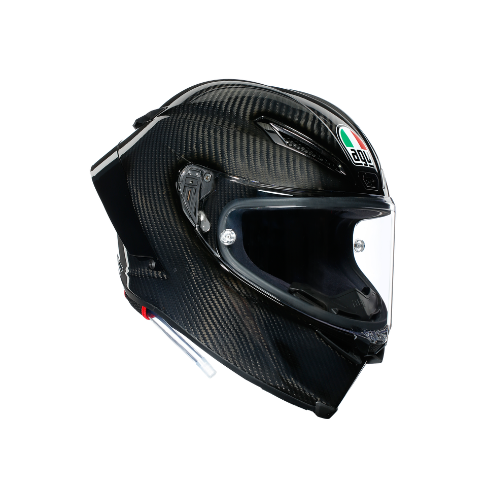 PISTA GP RR MONO GLOSSY CARBON - MOTORBIKE FULL FACE HELMET E2206 DOT