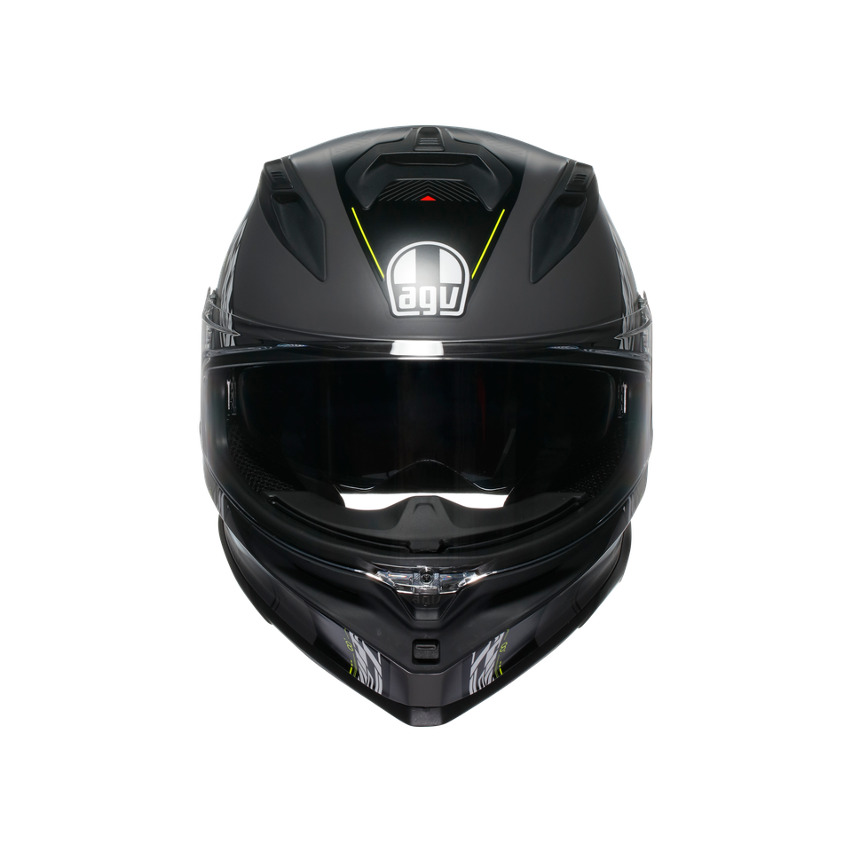 K7 AGV E2206 MPLK - KYBER MATT GREY/YELLOW FLUO