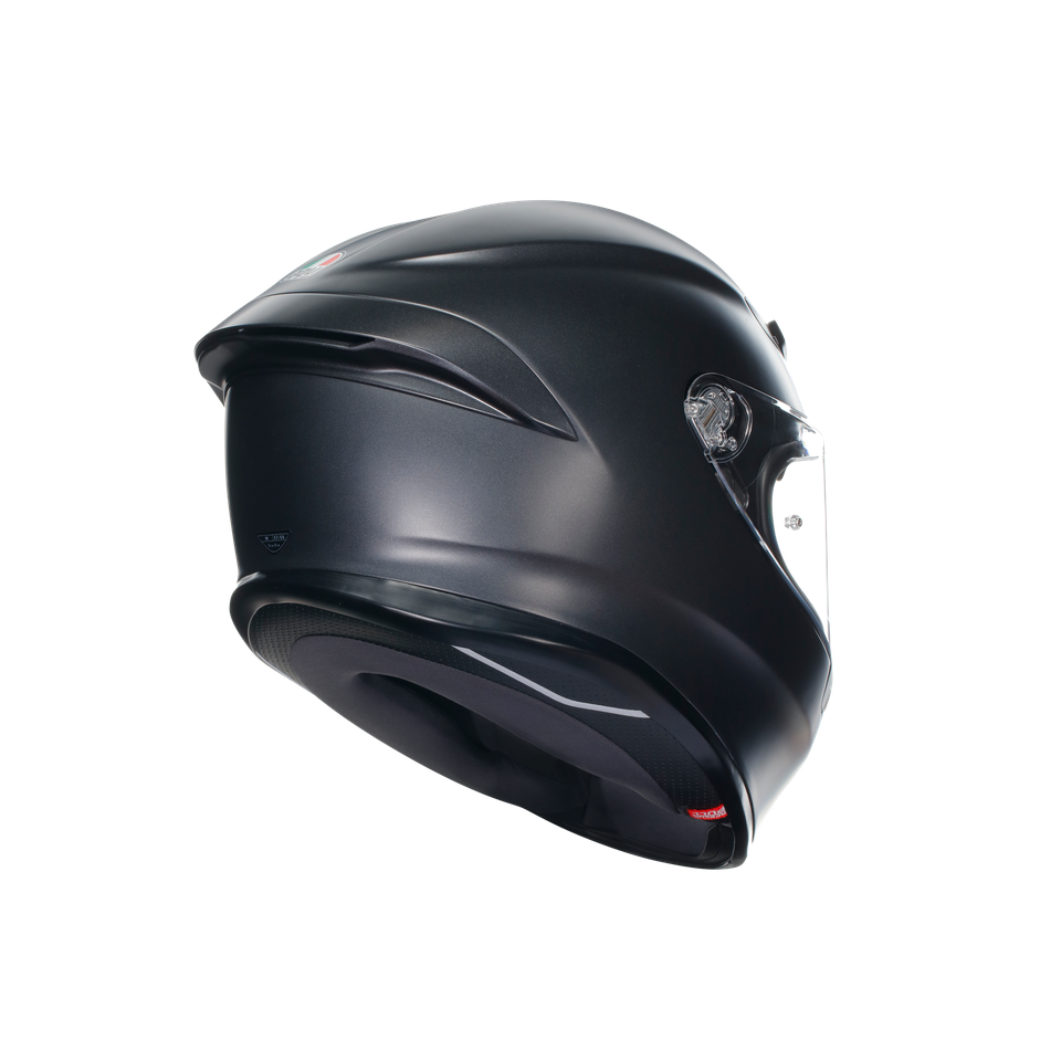 K6 S MATT BLACK - MOTORBIKE FULL FACE HELMET E2206