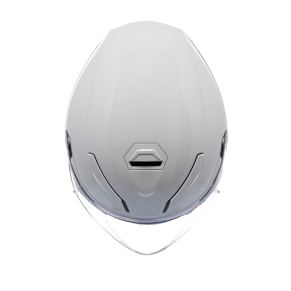 K5 JET EVO MONO STELVIO WHITE - MOTORBIKE OPEN FACE HELMET E2206