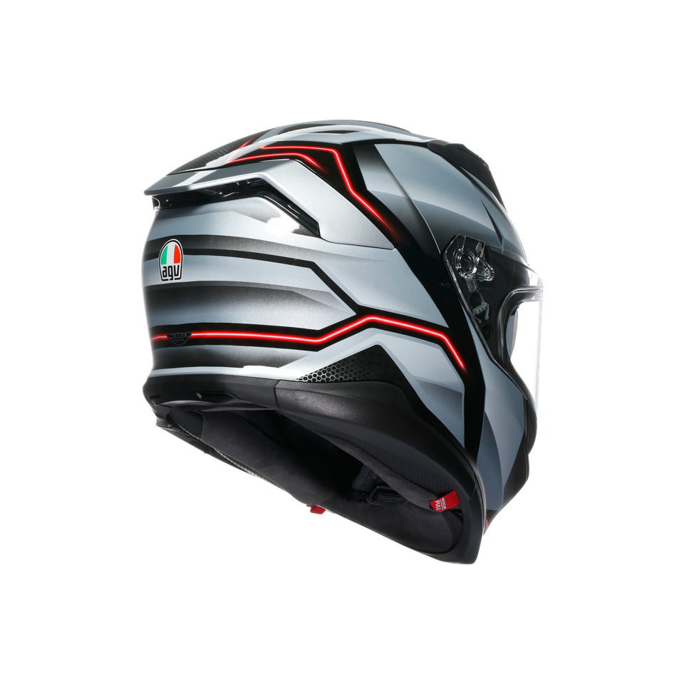 K7 AGV E2206 MPLK - JAEGER BLACK/SILVER