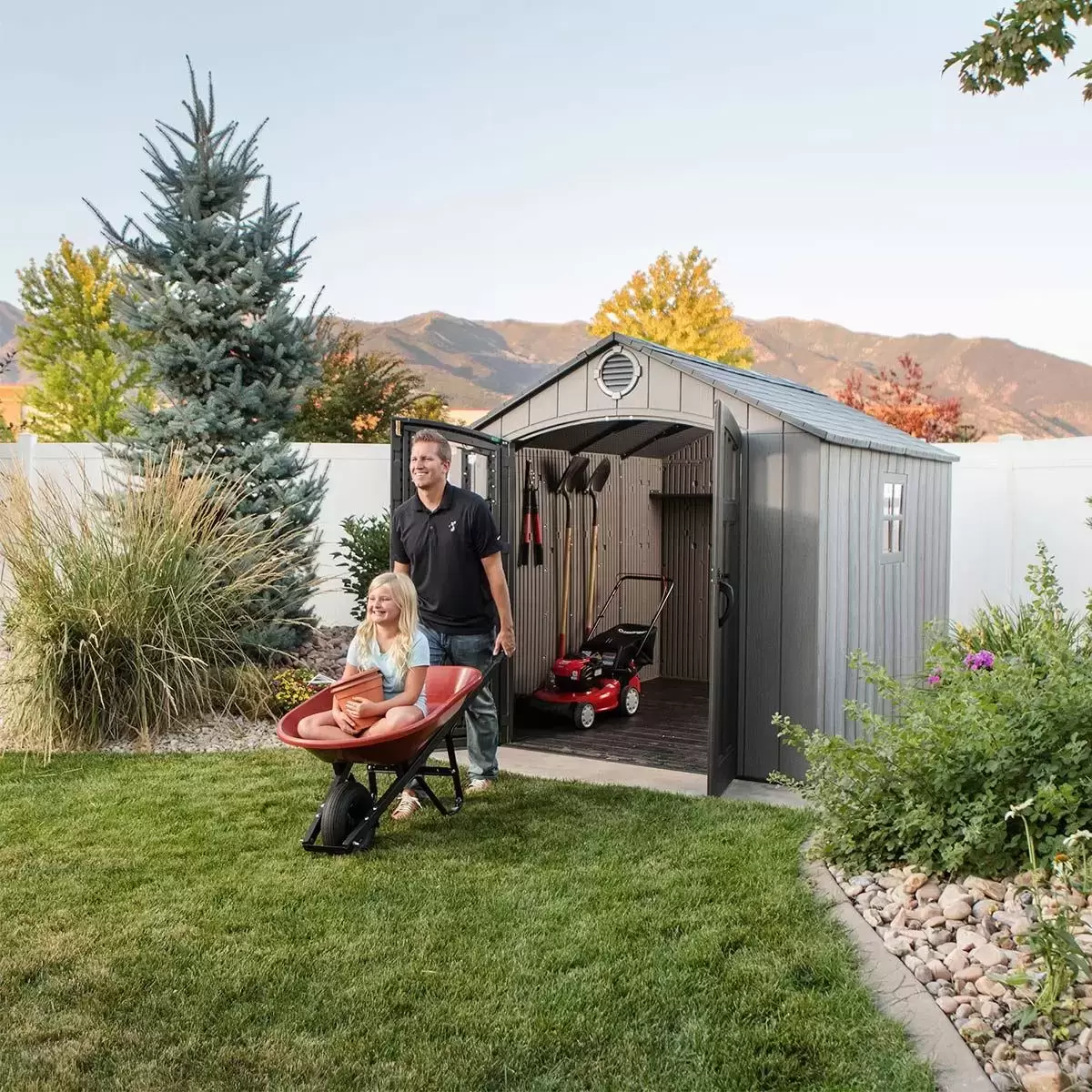 Lifetime 8 ft. x 10 ft. Outdoor Storage Shed