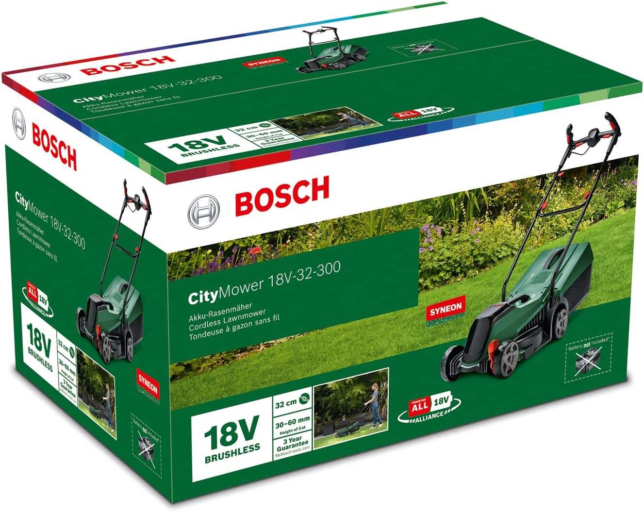 Bosch tondeuse à gazon sans fil CityMower 18V-32-300