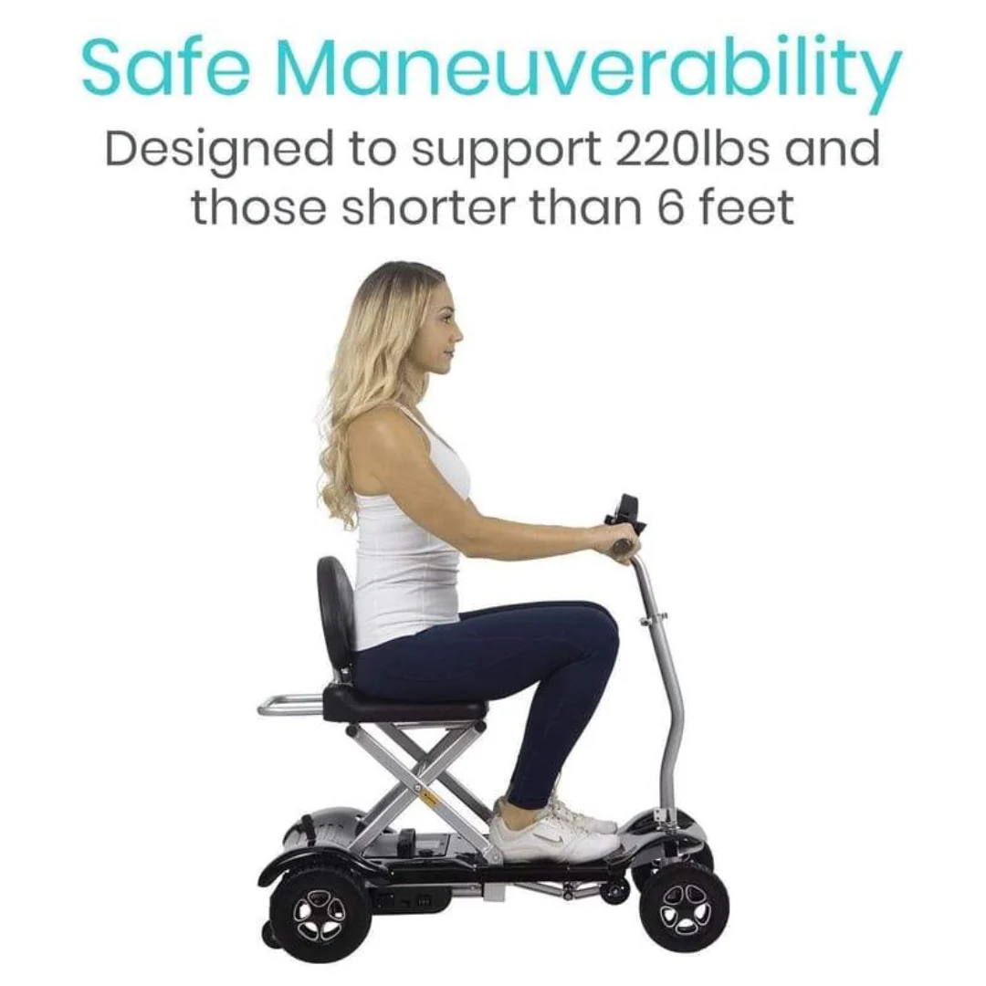 Vive Health Automatic Folding Mobility Scooter - TSA Approved For Travel
