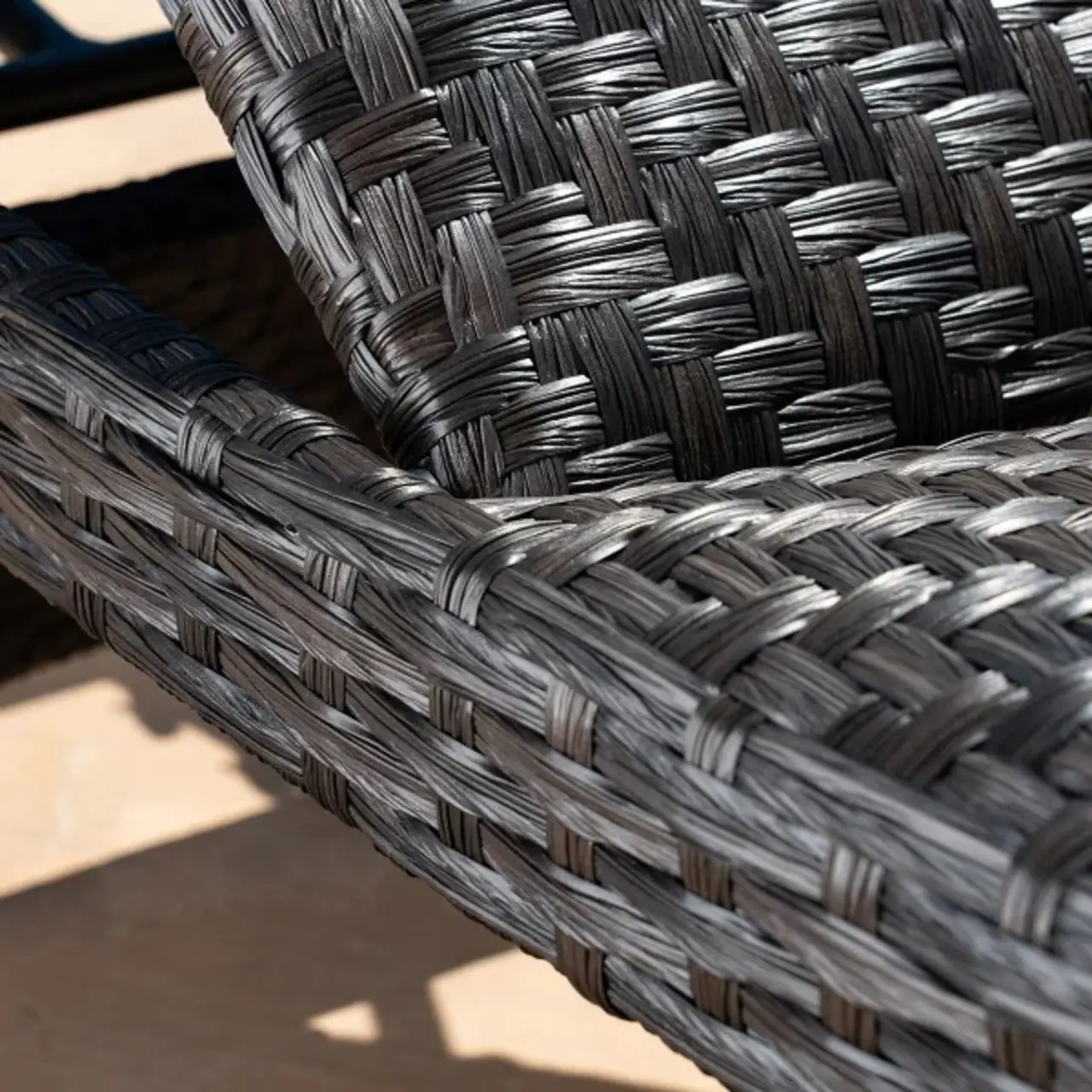 🔥Today only🔥Seagrass Woven Chaise Lounge with Wheels, 2-pack（Free cushion included）