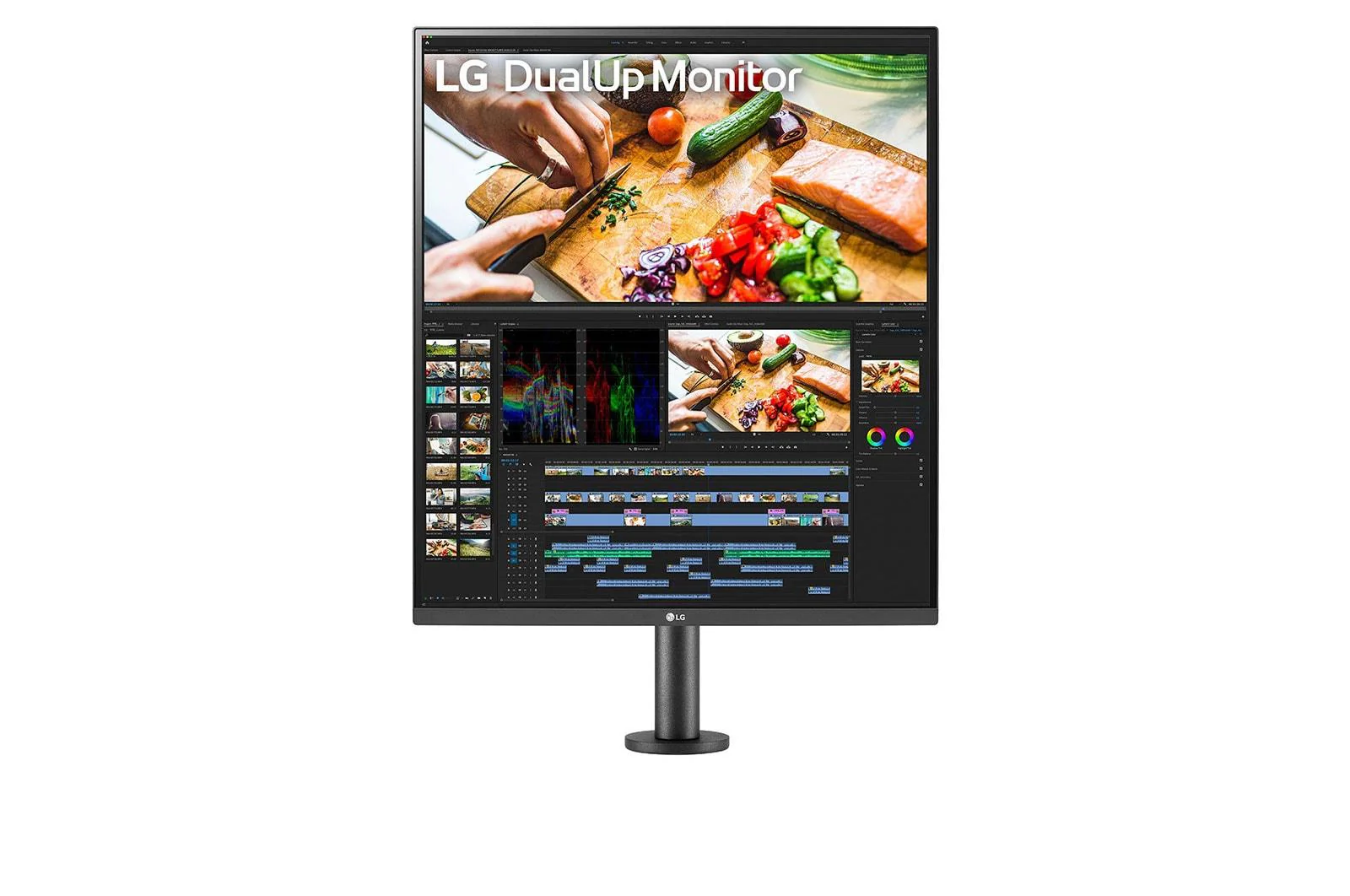 LG DualUp Ergo 28MQ780-B 28 2560 x 2880 HDMI DisplayPort USB-C 60Hz Forlæng Træk tilbage  Dockingskærm