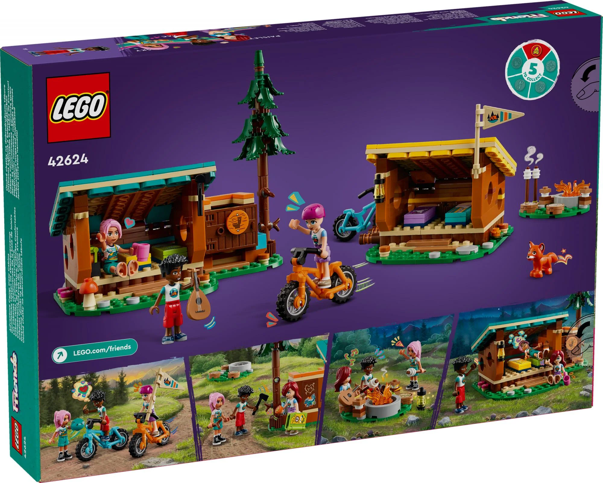 LEGO Friends – Eventyrlejrens Hyggehytter