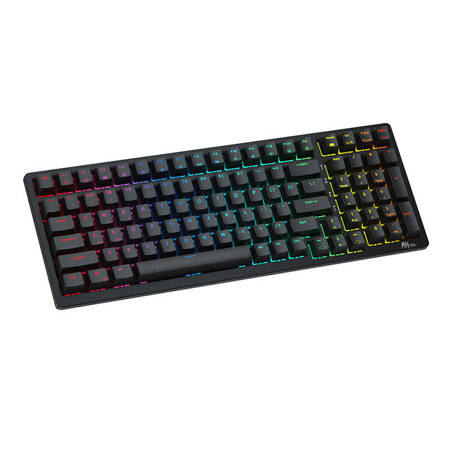 Wireless mechanical keyboard Royal Kludge RK98 RGB. Brown switch (black)