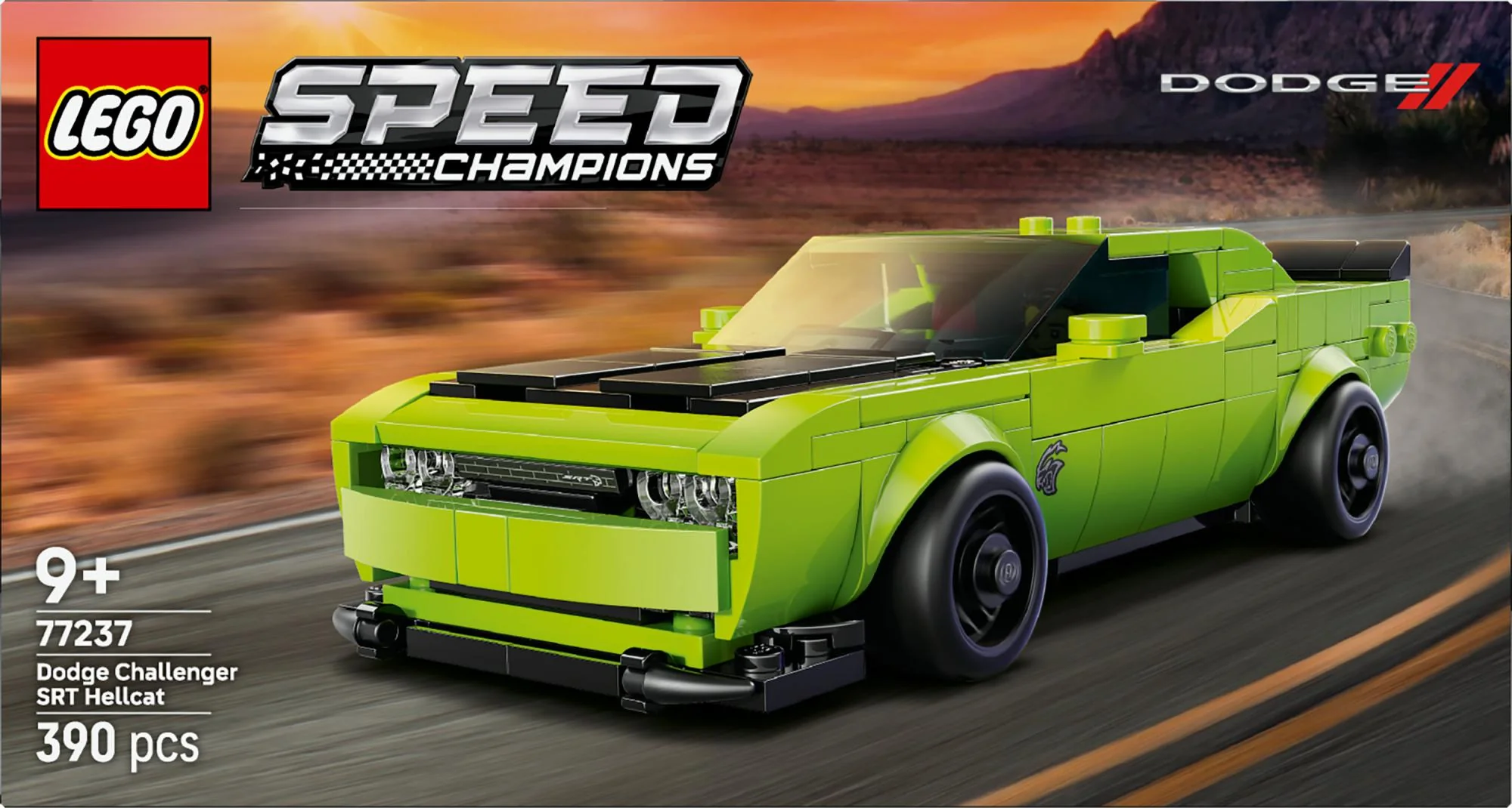 LEGO Speed Champions – Dodge Challenger SRT Hellcat Sportsvog