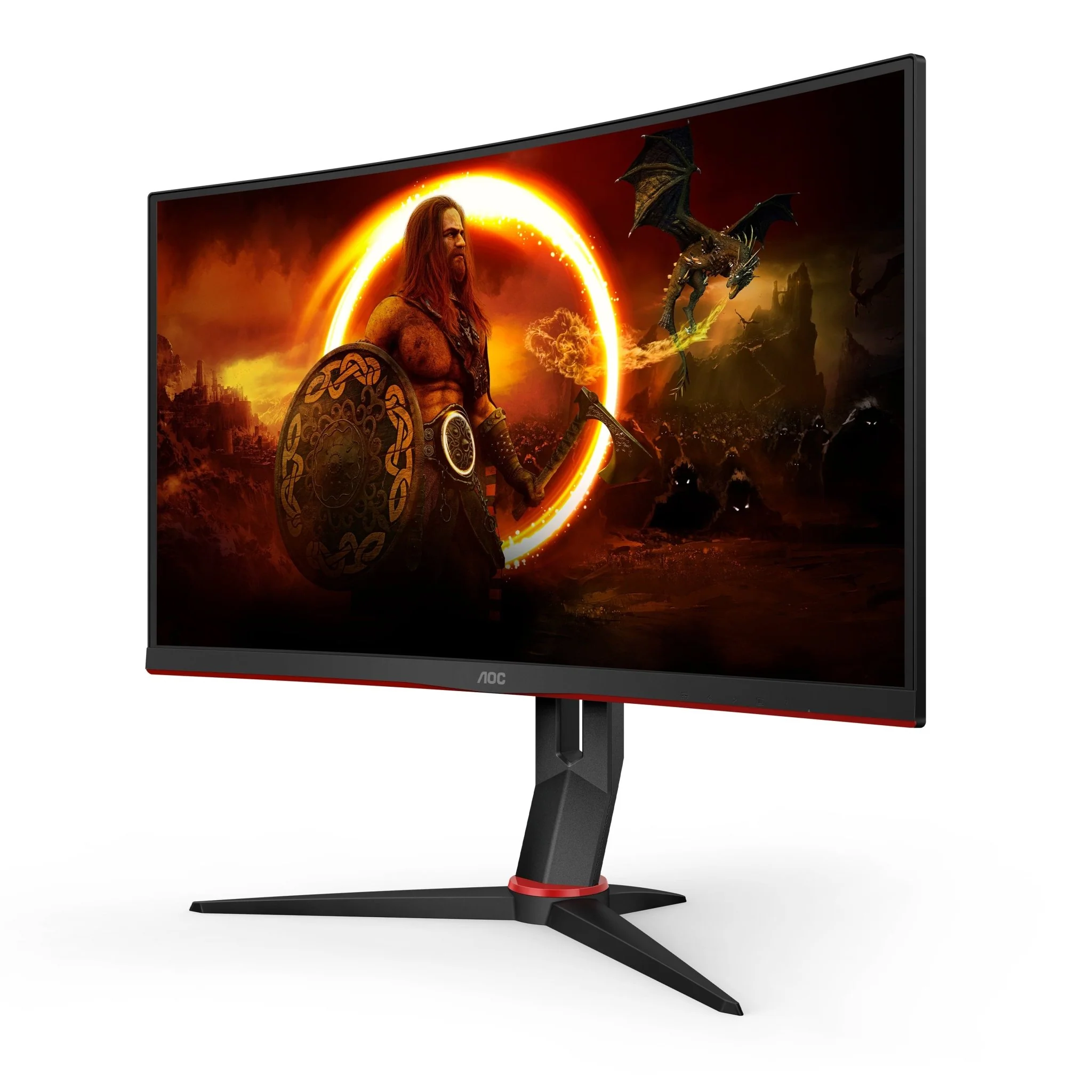 AOC Gaming CQ27G2U/BK 27 2560 x 1440 VGA (HD-15) HDMI DisplayPort 144 Hz Pivot-Monitor