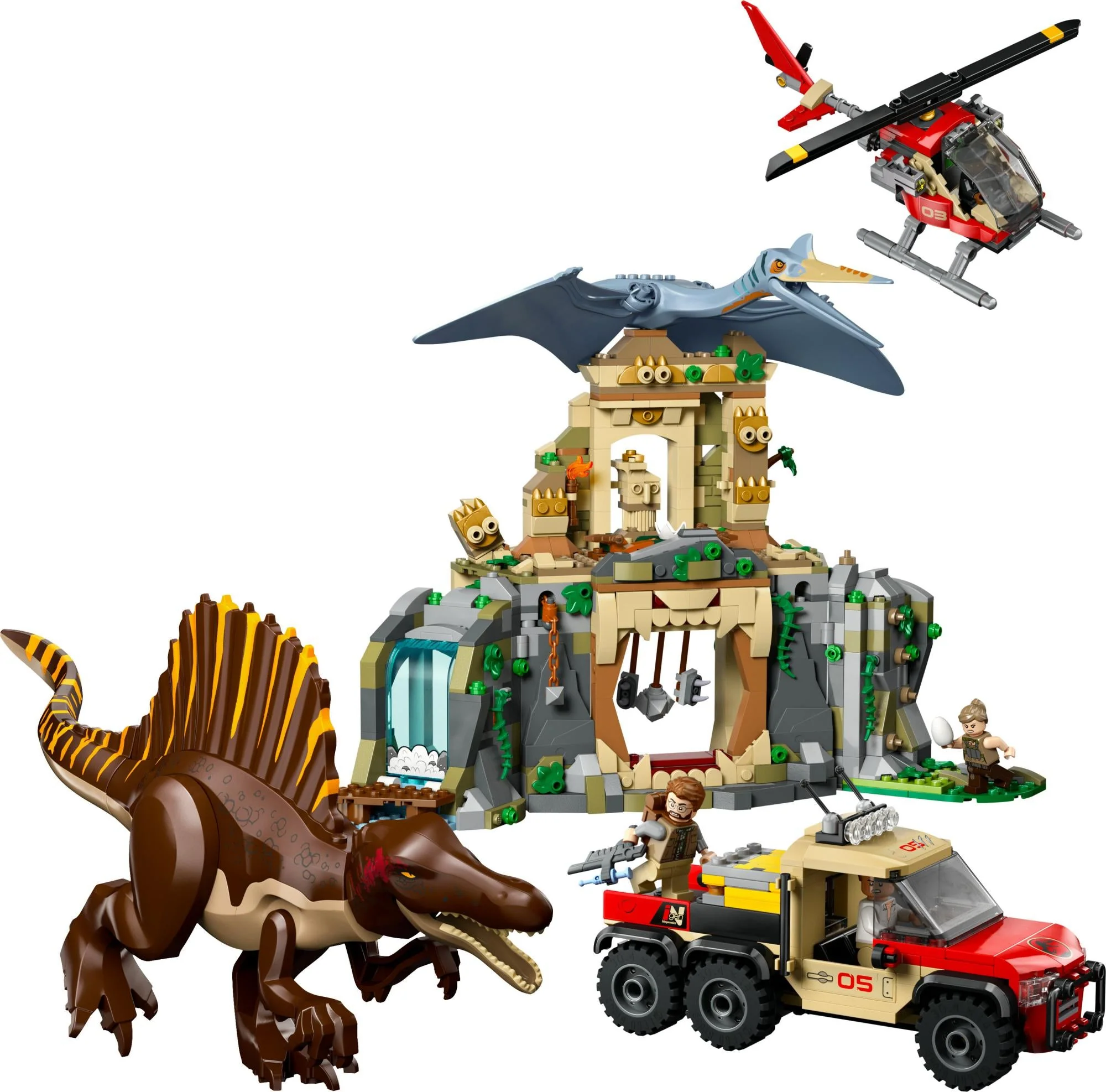 Lego - Air Mission - Spinosaurus and Quetzalcoatlus  (6533327)