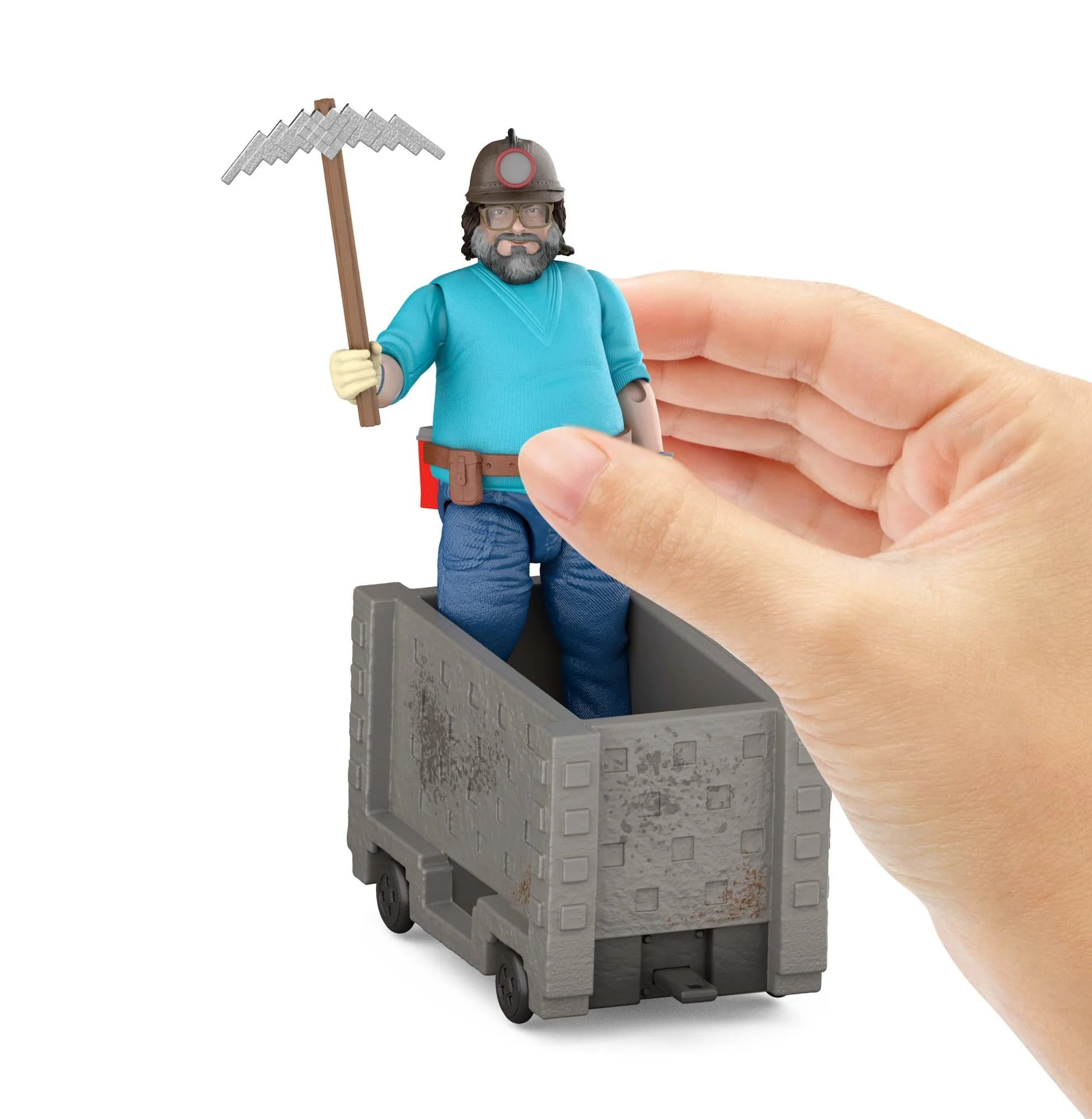 Minecraft - Steve & Minecart Filmfigur
